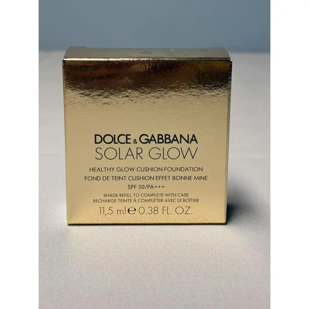 Dolce‎ & Gabbana Solar Glow Cushion Refill 120 Nude SPF50 NEW